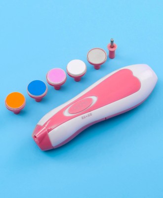 NIMYANK Electric Baby Nail Trimmer with 6 Grinding Heads for Newborn(Multicolor)