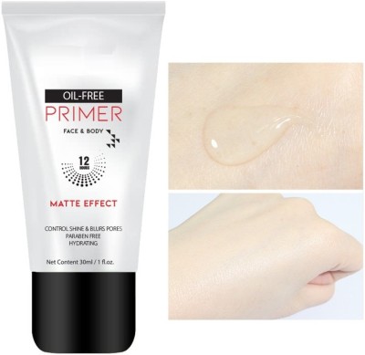 Latixmat MATTE FINISH GEL BASED OIL FREE FACE PRIMER Primer  - 30 ml(TRANSPARENT)