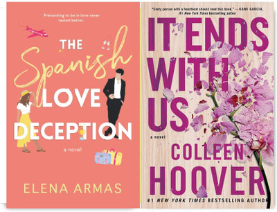 The Spanish Love Deception + It Ends With Us ( 2 Books Combo With Bookmarks) Paperback – 1 January 2022
by Elena Armas (Author), Colleen Hoover (Author)(Paperback, Elena Armas, Colleen Hoover) The Spanish Love Deception + It Ends With Us ( 2 Books Combo With Bookmarks) Paperback – 1 January 2022
by Elena Armas (Author), Colleen Hoover (Author)(Paperback, Elena Armas, Colleen Hoover)