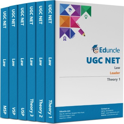 NTA UGC NET Law Leader (Complete Theory + Test Series) Excluding General Paper 1(Paperback, Eduncle)