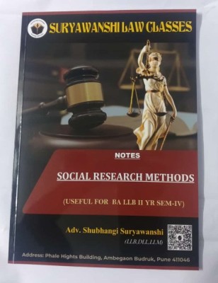 Social Research Methods(Perfect Binding, Adv. Shubhangi Suryawanshi)