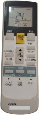 Nij AC Compatible For O General AC Remote Control With Back-Light Display Light Generic Remote Controller(White)