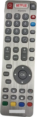 Akshita TV Compatible For LED Smart TV Remote Control With Netflix Function SHARP Remote Controller(Grey)