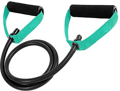 BQH Single Toning Tube with Foam Handles Resistance Tube(Multicolor)