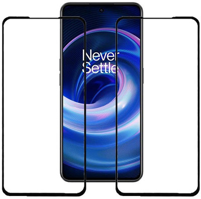 ECMERED Edge To Edge Tempered Glass for Oneplus 10R, Oneplus 10R 5G(Pack of 2)
