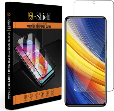 MS-Shield Edge To Edge Tempered Glass for POCO X3 Pro(Pack of 1)