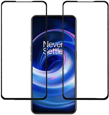ECMERED Edge To Edge Tempered Glass for Oneplus 10R, Oneplus 10R 5G(Pack of 2)