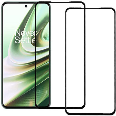 VIGHNAD Edge To Edge Tempered Glass for Oneplus 10R, Oneplus 10R 5G(Pack of 2)