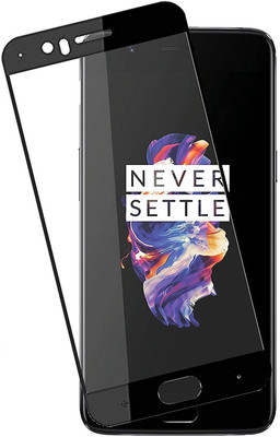 VISHRN Edge To Edge Tempered Glass for OnePlus 5(Pack of 1)