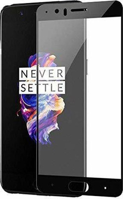 VISHRN Edge To Edge Tempered Glass for OnePlus 5(Pack of 1)