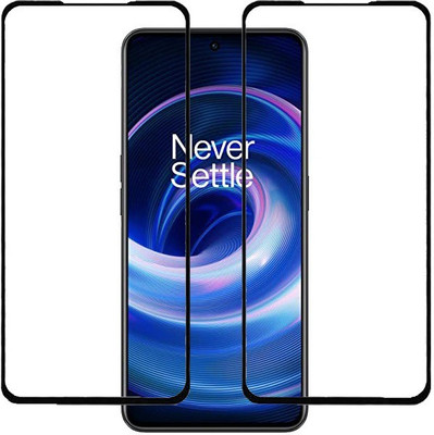 ECMERED Edge To Edge Tempered Glass for Oneplus 10R, Oneplus 10R 5G(Pack of 2)