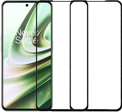 VIGHNAD Edge To Edge Tempered Glass for Oneplus 10R, Oneplus 10R 5G(Pack of 2)