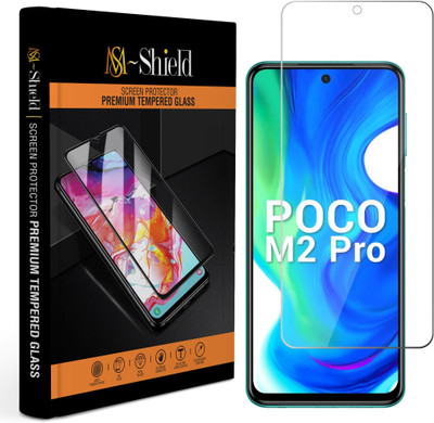 MS-Shield Edge To Edge Tempered Glass for Poco M2 Pro(Pack of 1)