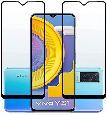 MR WIWU Edge To Edge Tempered Glass for Vivo Y31 2021(Pack of 1)