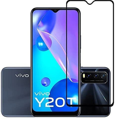 EITANSHA CREATION Edge To Edge Tempered Glass for Vivo Y20T(Pack of 1)