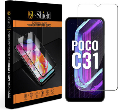 MS-Shield Screen Guard for POCO C31(Pack of 1)