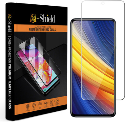MS-Shield Tempered Glass Guard for POCO X3 Pro(Pack of 1)