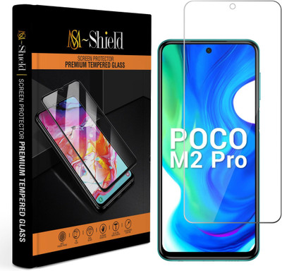 MS-Shield Tempered Glass Guard for Poco M2 Pro(Pack of 1)