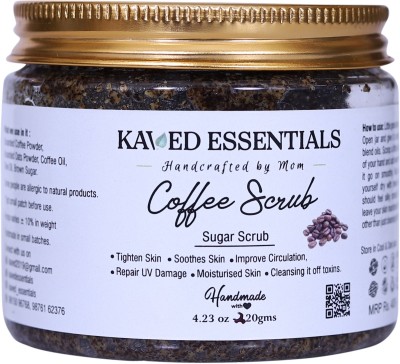 KAVED ESSENTIALS Coffee Face & Body Scrub- 200gm Scrub(200 g)