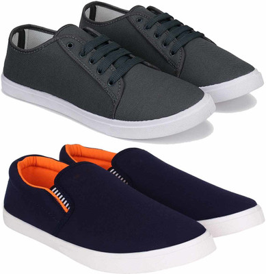 Earton Earton Casual Shoes For Men Sneaker,Loafer shoes for Men Multicolour Pack Of 2 Sneakers For Men(Multicolor , 9)