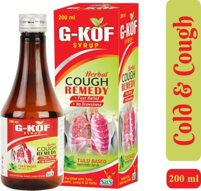 SBS Herbal G-Kof Tulsi Syrup (200 ml) Pack of 1