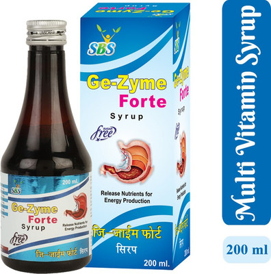 SBS Herbal G-Zyme Forte Syrup (200 ml) Pack of 1(200 ml)