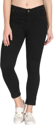 Eliq Skinny Women Black Jeans