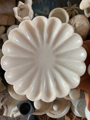 Palatialmarble Decorative Showpiece  -  4 cm(Marble, White)