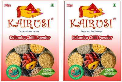 KAIRUSI Kulambu Chilli Powder(2 x 200 g)