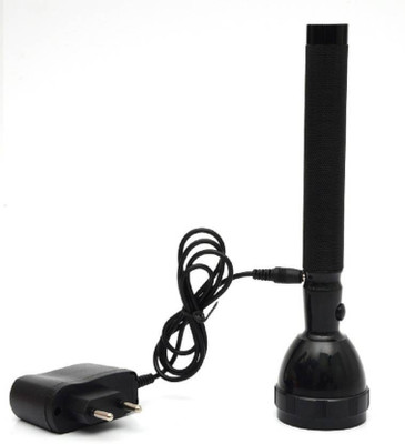 GLOWISH SUPER BRIGHT LIGHT WEIGHT STRONG METAL BODY HIGH POWER WHITE LIGHT LED FLASHLIGHT WITH DEEP STRONG FOCUS LOW POWER CONSUMPTION HIGH BRIGHTNESS Torch(Black, 20.7 cm, Rechargeable) GLOWISH SUPER BRIGHT LIGHT WEIGHT STRONG METAL BODY HIGH POWER WHITE LIGHT LED FLASHLIGHT WITH DEEP STRONG FOCUS LOW POWER CONSUMPTION HIGH BRIGHTNESS Torch(Black, 20.7 cm, Rechargeable)