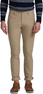 PARX Tapered Men Khaki Trousers