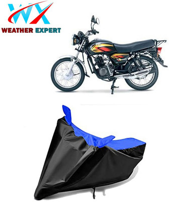 WEATHER EXPERT Waterproof Two Wheeler Cover for TVS(Max, Black, Blue)