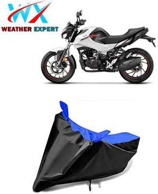 WEATHER EXPERT Waterproof Two Wheeler Cover for Hero(Xtreme, Black, Blue)