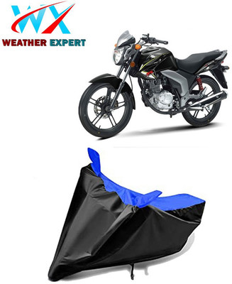 WEATHER EXPERT Waterproof Two Wheeler Cover for Suzuki(GSX, Black, Blue)