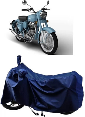 Mdstar Waterproof Two Wheeler Cover for Royal Enfield(Continental GT 650, Blue)