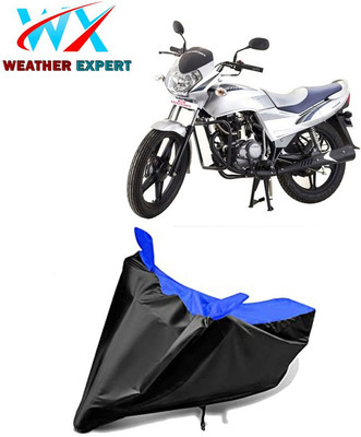 WEATHER EXPERT Waterproof Two Wheeler Cover for LML(Freedom DX, Black, Blue)