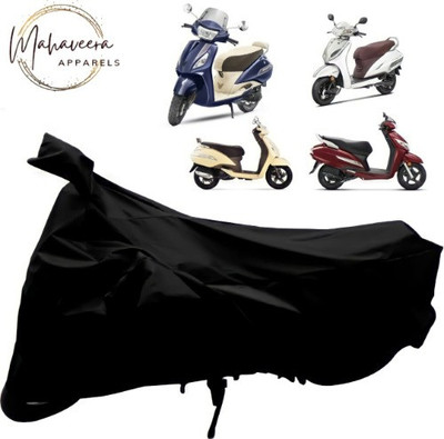 Mahaveera Waterproof Two Wheeler Cover for TVS(Jupiter, Black)