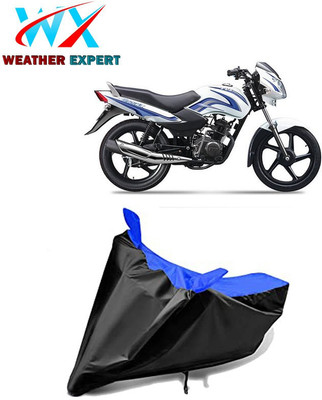 WEATHER EXPERT Waterproof Two Wheeler Cover for TVS(Star Sport, Black, Blue)