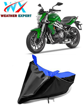 WEATHER EXPERT Waterproof Two Wheeler Cover for Benelli(TNT 300, Black, Blue)