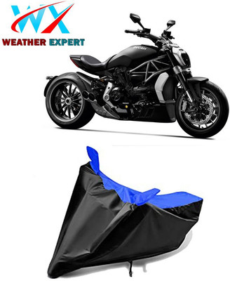 WEATHER EXPERT Waterproof Two Wheeler Cover for Ducati(XDiavel, Black, Blue)
