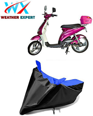 WEATHER EXPERT Waterproof Two Wheeler Cover for Avon(E Lite, Black, Blue)