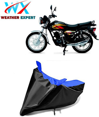 WEATHER EXPERT Waterproof Two Wheeler Cover for TVS(Max 4R, Black, Blue)