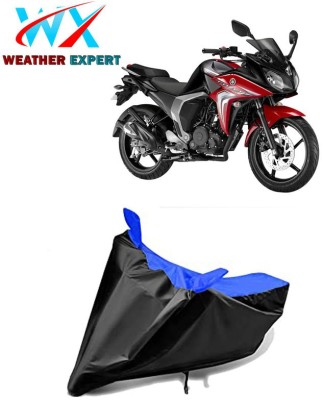 WEATHER EXPERT Waterproof Two Wheeler Cover for Yamaha(Fazer, Black, Blue)