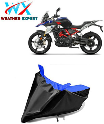 WEATHER EXPERT Waterproof Two Wheeler Cover for BMW(GS, Black, Blue)