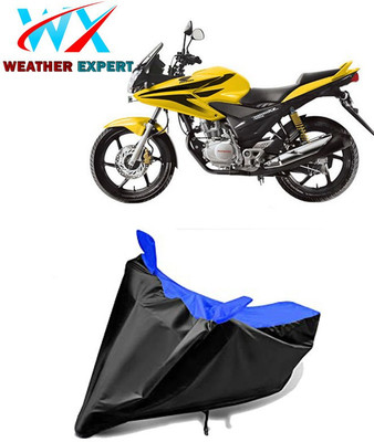WEATHER EXPERT Waterproof Two Wheeler Cover for Honda(CBF, Black, Blue)