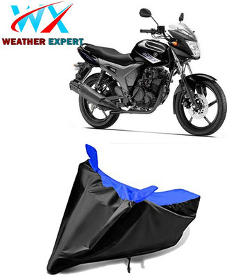 WEATHER EXPERT Waterproof Two Wheeler Cover for Yamaha(SZ-S, Black, Blue)