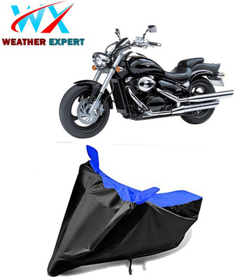 WEATHER EXPERT Waterproof Two Wheeler Cover for Suzuki(Intruder M800, Black, Blue)