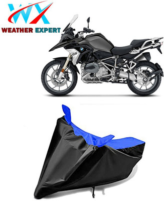 WEATHER EXPERT Waterproof Two Wheeler Cover for BMW(R 1200 GS, Black, Blue)
