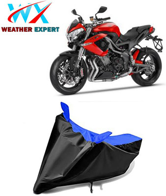 WEATHER EXPERT Waterproof Two Wheeler Cover for Benelli(TNT R, Black, Blue)