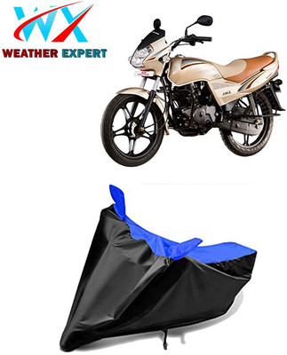 WEATHER EXPERT Waterproof Two Wheeler Cover for LML(Freedom, Black, Blue)